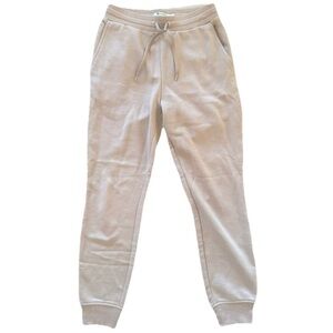 Alexander Wang Essential Fleece Core Jogger Sweatpants Nude/Beige Size XS/Small